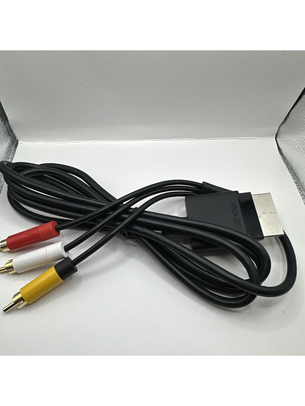 Genuine Official OEM Microsoft XBOX 360 S Slim Composite AV Audio Video Cable